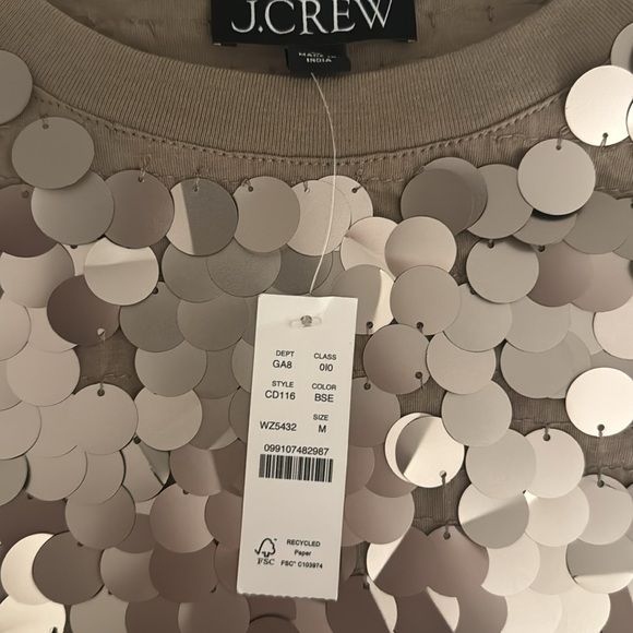 JCrew sequin embellished top - Picture 4 of 4